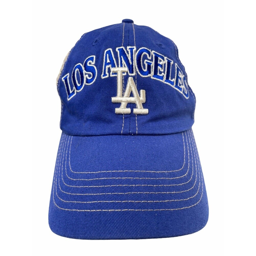 Los Angeles LA Dodgers Snapback Adjustable Mesh Hat Cap Embroidered Logo MLB